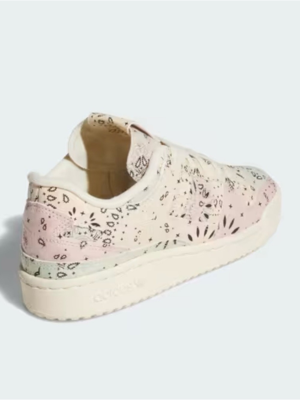 Addidas 80s Pastel Bandana Print Low-Top Sneaker 8.5